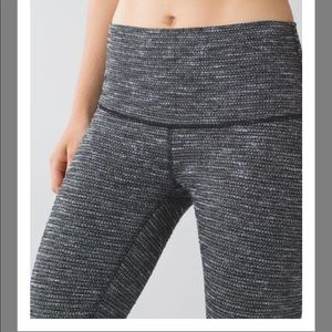 Lululemon Grey Wunder High Rise Leggings